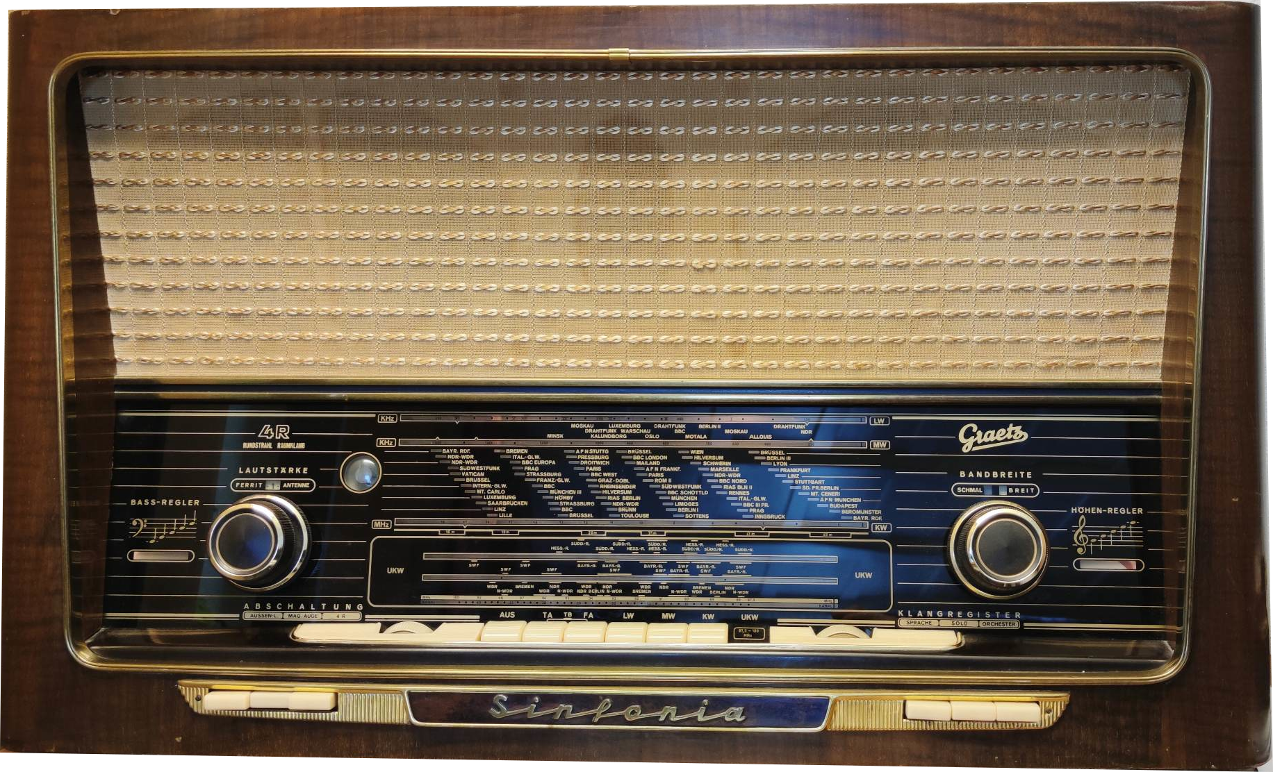 Foto eines alten Radios
